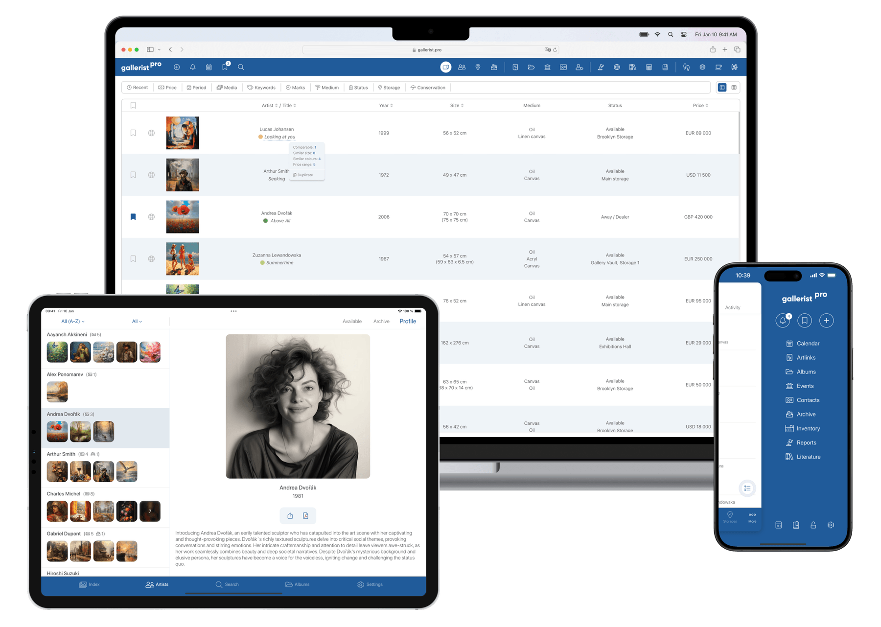 Professional customer relations