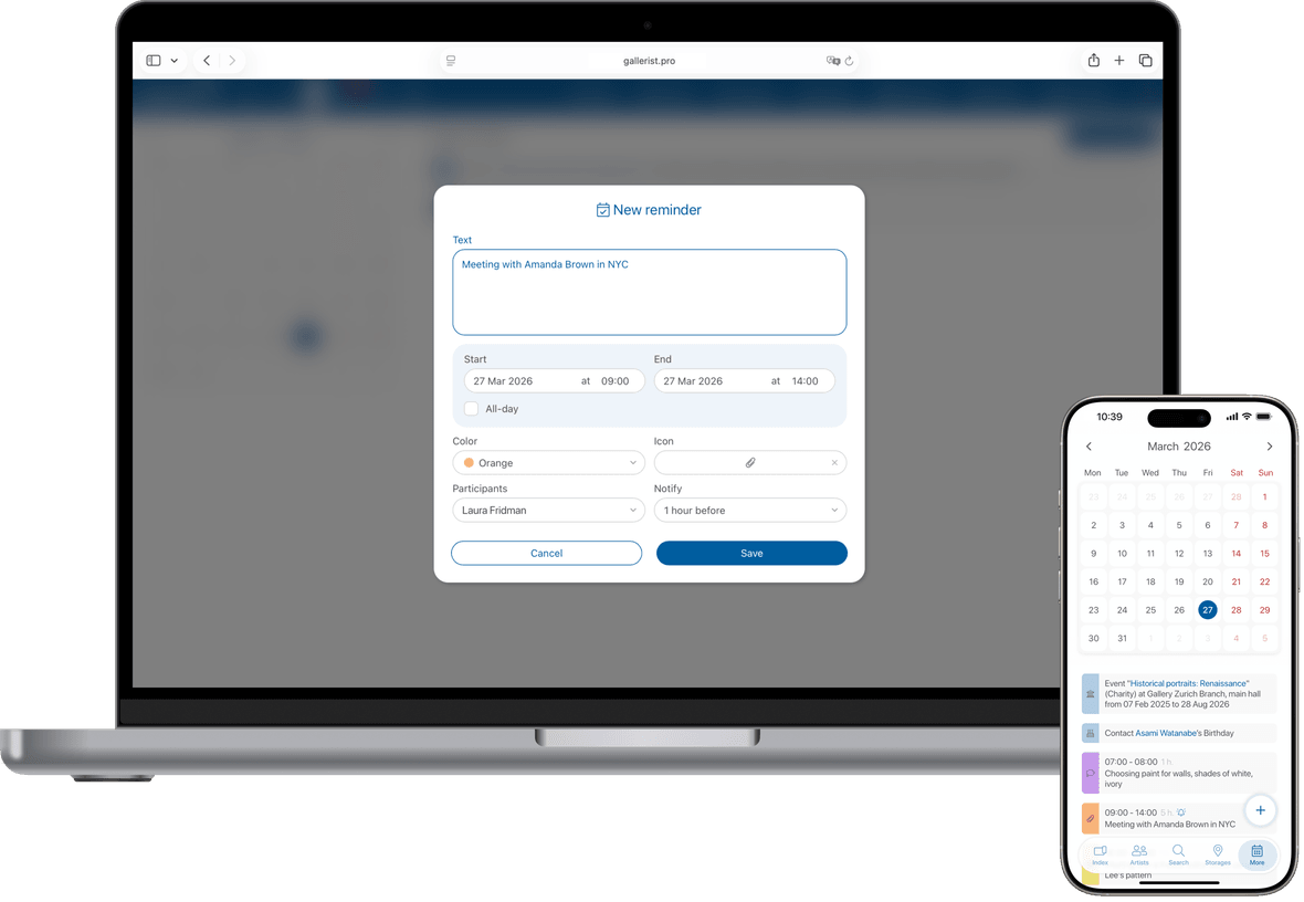 Calendar and Reminders