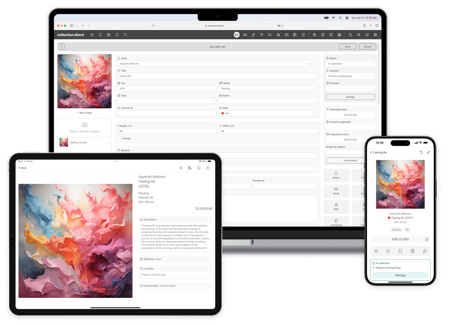 Art foundation management