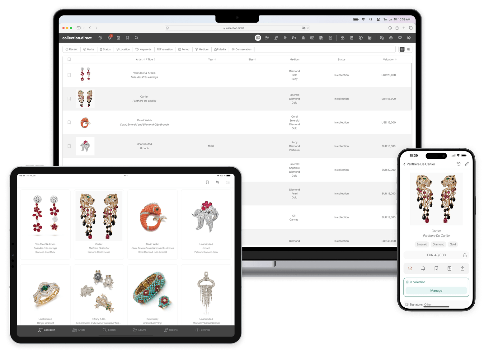 Jewelry collection